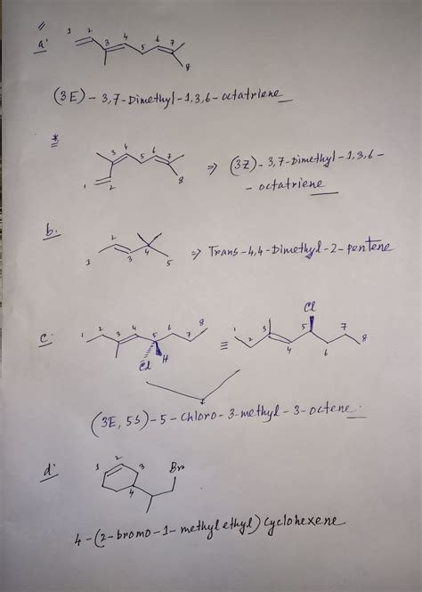 Solved Draw Structures Corresponding To Each Name Below Either