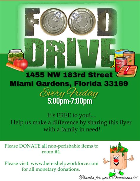 A flyer template perfect for promoting a food drive event. Food Drive flyer Template | PosterMyWall