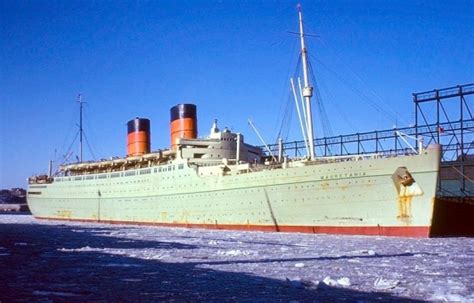 The Cunard Liner Mauretania Of 1939 Was Built By Cammell Laird At