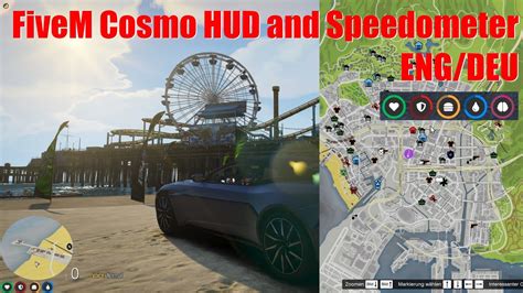 Fivem Cosmo Hud And Speedometer Engdeu Youtube