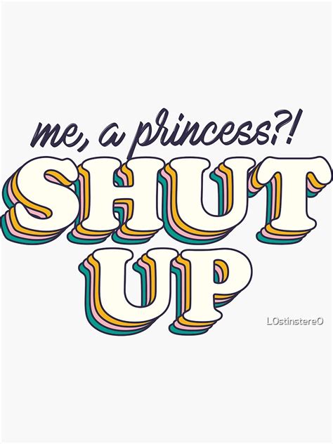 Princess Diaries Sticker For Sale By L0stinstere0 Redbubble