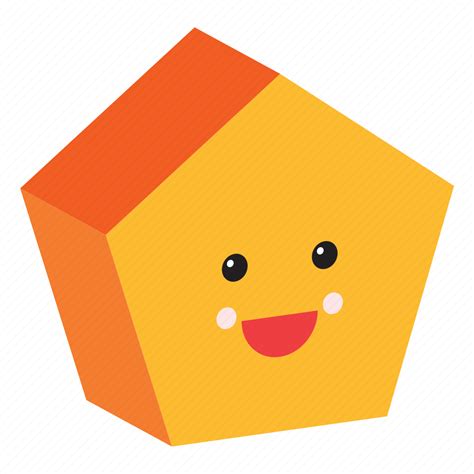 Emoji Emoticon Face Happy Pentagon Shape Smiley Icon Download