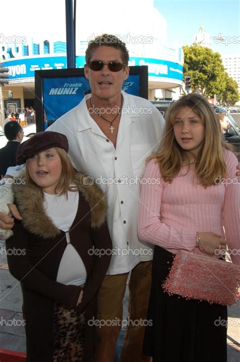 David Hasselhoff And Kids Stock Editorial Photo © Sbukley 17735729