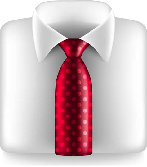 Red Tie White Shirt Illustrations Royalty Free Vector Graphics And Clip Art Istock