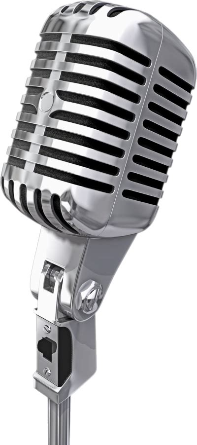 Audio, Classic Gray Microphone PNG Transparent Background 500x500px ...