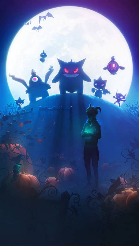 Pokemon Halloween Wallpapers Top Free Pokemon Halloween Backgrounds