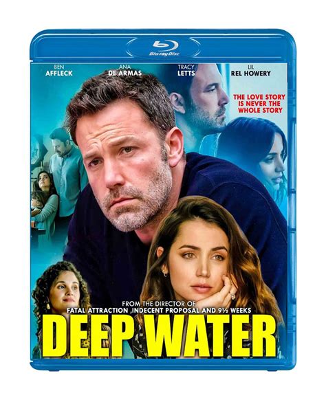 Deep Water 2022 Blu Ray Movie High Quality Drama Thriller Blu Ray Film Bluray