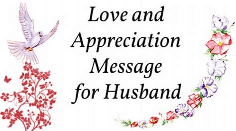 We did not find results for: Love and Appreciation Message for Husband