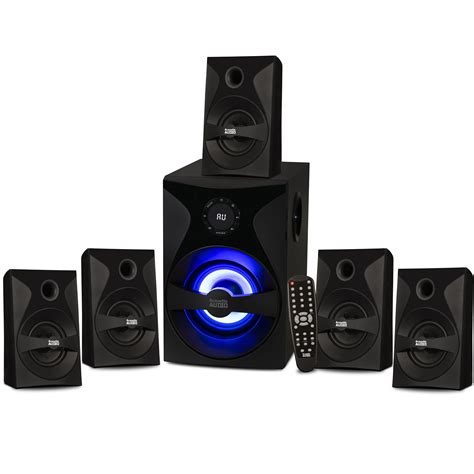 Acoustic Audio Bluetooth 51 Speaker System With Sub Light And Fm Home
