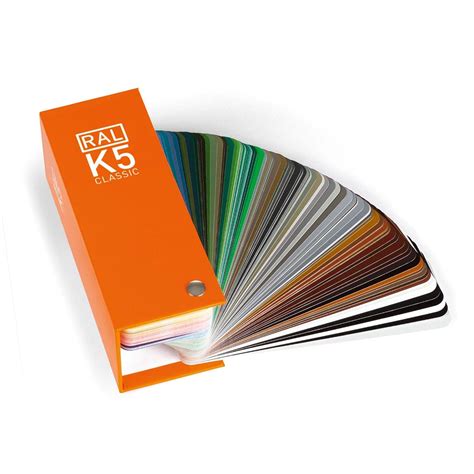 Buy Ral K5 Color Chart 216 Full Page Color Swatches Semi Matte 8