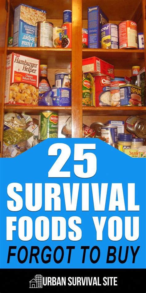 There Are Basic Survival Foods That Can Be Found In Every Bunker But