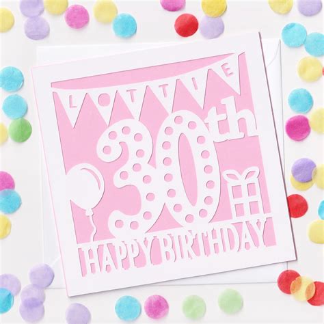 Free Printable 30th Birthday Cards For Her Printable Templates Happy