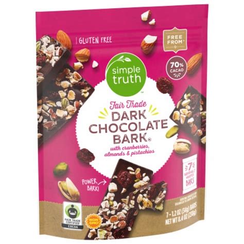 Simple Truth Fair Trade Dark Chocolate Bark 84 Oz King Soopers