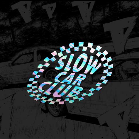 Slow Car Club Racing Decal Daydreamers Co