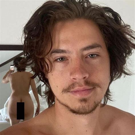 Cole Sprouse Posts Completely Nude Mirror Selfie Flashing His Bare Bum