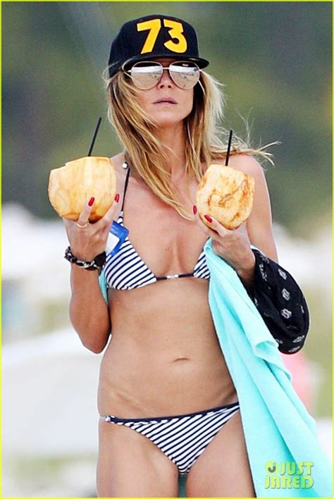 Full Sized Photo Of Heidi Klum Shows Off Her Bikini Body Photo Sexiz Pix