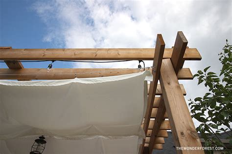 Clothesline canopies is a family run company based in a clothesline that comes with a cover; DIY: Retractable Pergola Canopy Tutorial - Wonder Forest