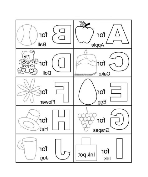 Free Printable Alphabet Coloring Pages A Z Worksheets Joy