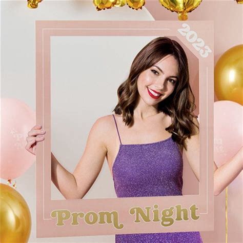 Prom Customisable Year Selfie Photo Booth Frame Party Delights