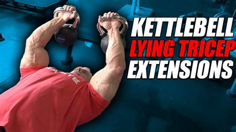 Exercise Index Kettlebell Lying Tricep Extensions Skull Crusher Youtube