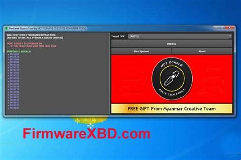 Download MCT MediaTek MTK Auth Bypass Tool Latest Version