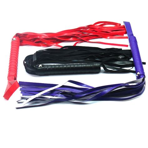 50cm Long Tails Whips Delicate Leather Paddle Spank For Couples Sex Toys Adult Games Spanking