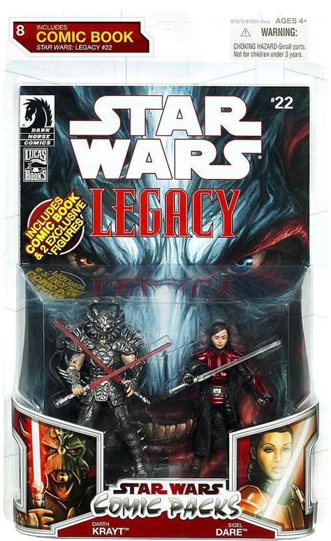 Star Wars Comic Packs 2009 Darth Krayt And Imperial Knight Sigel Dare