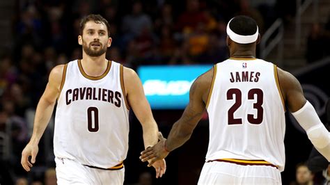Lebron James Kevin Love Discusses Relationship With Cavs Star Sports