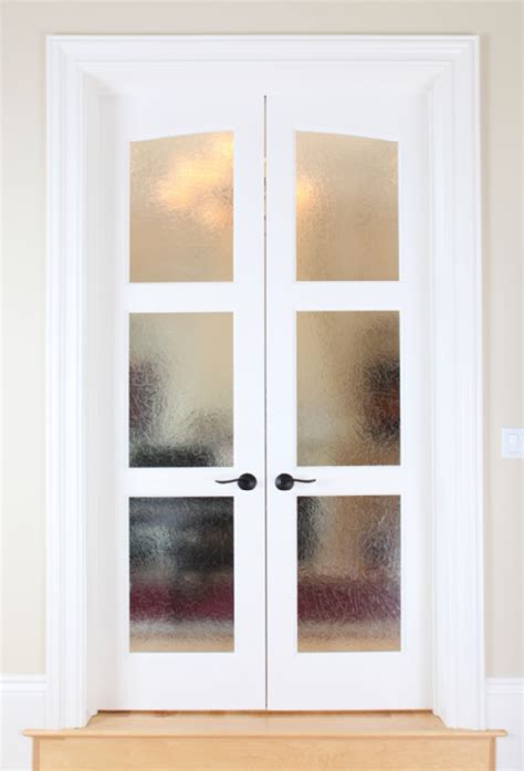 Maybe you would like to learn more about one of these? Frosted glass french doors | Glass french doors, French ...