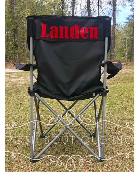 Custom Folding Chair Monogrammed Chair Personalized Camp Chair