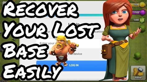 How To Recover Your Lost Village When Connect To Supercell Id Clash