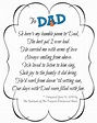 Printable Father's Day Poem - Printable Word Searches