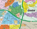 Glendale Map, Los Angeles County, CA – Otto Maps