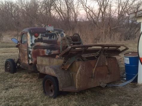 1947 Dodge Tow Truck With Weaver Auto Crane Gas Station Oil Wrecker For