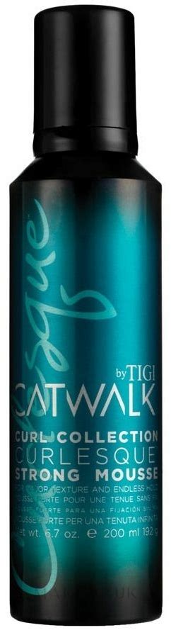 Tigi Catwalk Curlesque Strong Mousse Strong Hold Mousse For Texture