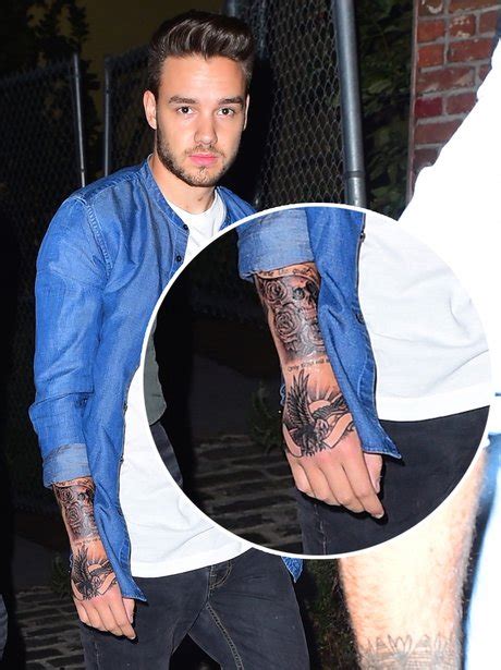 The arrows on his arm. 1D's Liam Payne shows off some new tattoos while partying ...