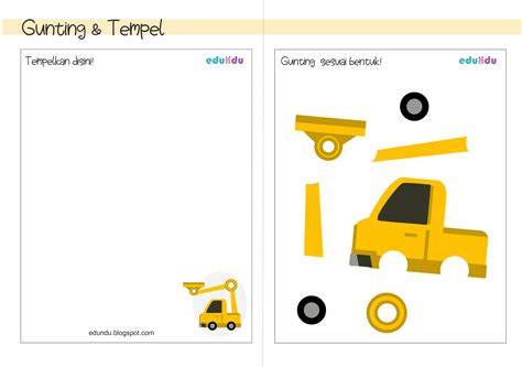 Printable Gunting Tempel Edundu Gratis