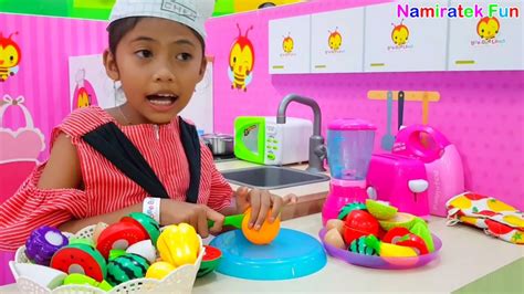 Mainan Anak Koki Cilik Main Masak Masakan Serving Cooking Pretend