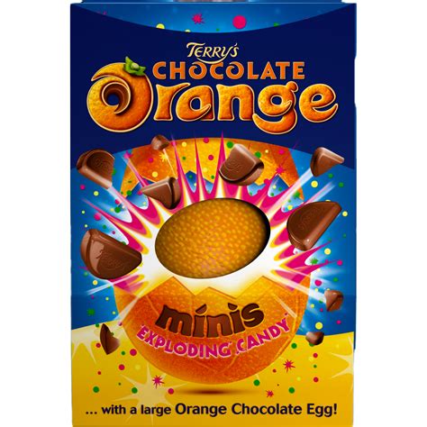 Terrys Chocolate Orange Popping Candy Easter Egg 250g In Eggs