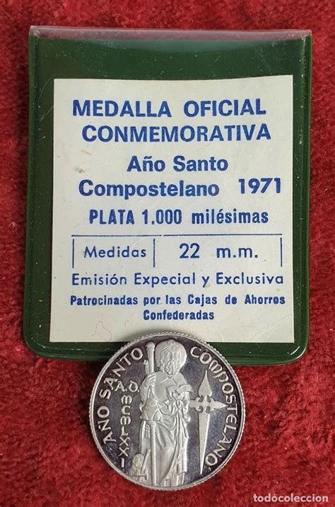 Medalla Oficial Año Santo Compostelano Plata 1 Vendido En Subasta 175109084