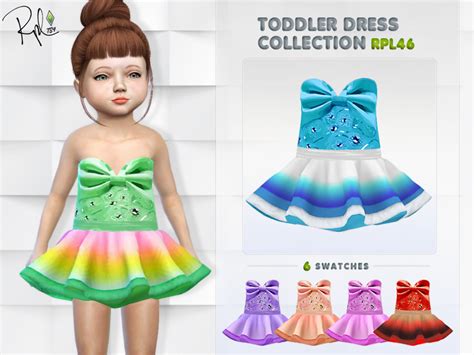 The Sims Resource Toddler Dress Collection Rpl46