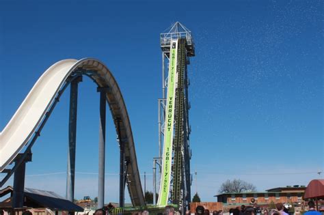 Worlds Tallest Water Slide Verrückt Opens Coaster101