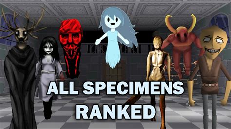 Ranking All Specimens In Spookys Jump Scare Mansion Youtube