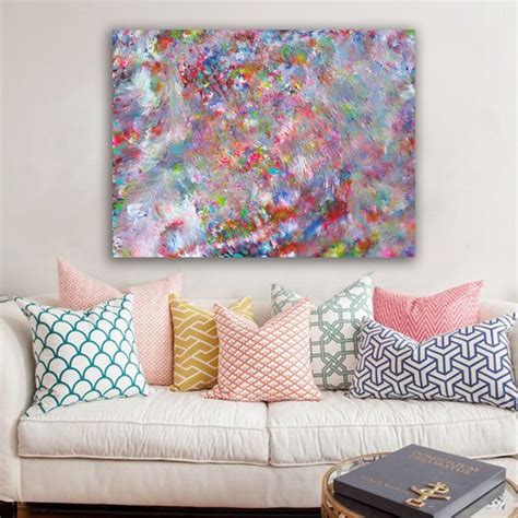 Buy Candy Land 48 X 36 In Acrylic Painting By Alexandra Romano On