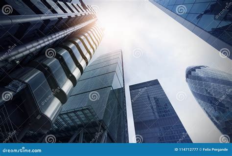 Multiple Office Towers Stock Image Image Of Commercial 114712777