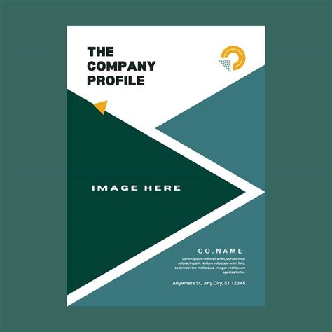 Business Company Profile Template Brochure Layout 31603150 Vector Art