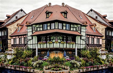 Germany Houses Bavaria Shrubs Bamberg Cities Wallpapers Hd