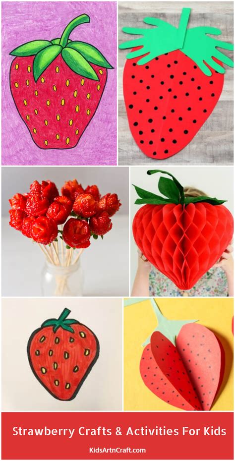 Strawberry Crafts And Activities For Kids Kids Art And Craft