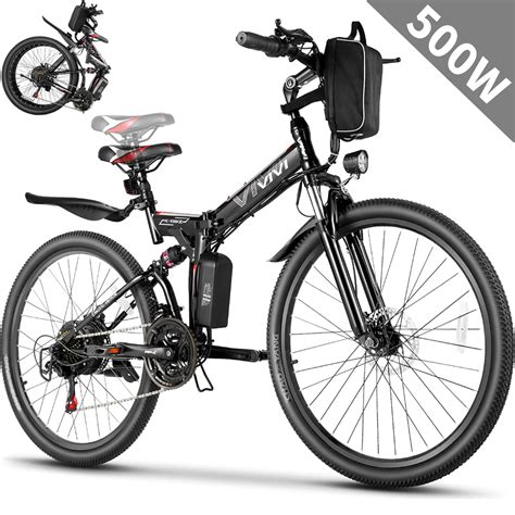 Buy Vivi Adult Electric Bicycles Foldable Ebike 500w 26 Electric Commuter Bicycle 48v Battery