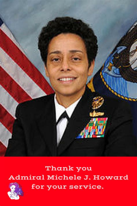 admiral michelle j howard the first female four star admiral in the u s navy she is also the